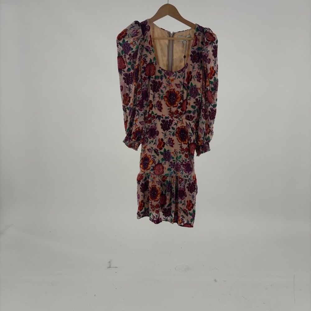 Hale Bob Silk-Blend Mini Dress